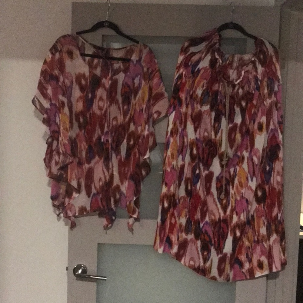 Sheer Shirt &  Maxi Skirt